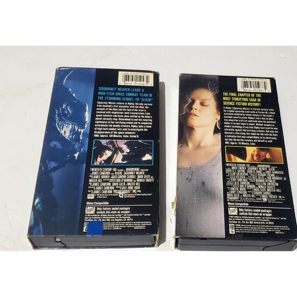Used VHS Tapes Aliens & Aliens 3 Sigourney Weaver 20 Centry Fox - Picture 2 of 12